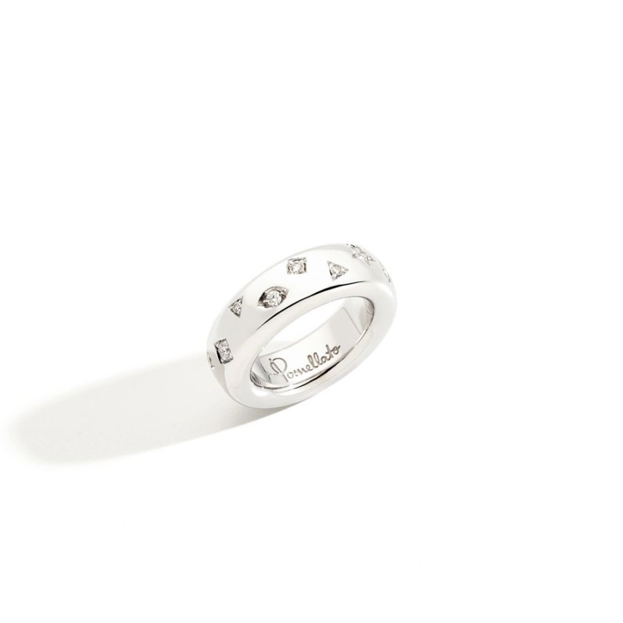 Gioielli Pomellato | Anello Fascia Iconica Small Diamanti