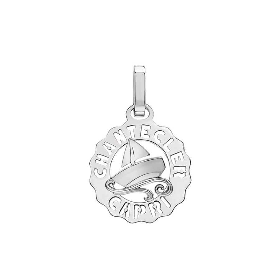 Gioielli Chantecler | Charm Ciondolo Logo Barchetta Mini In Argento