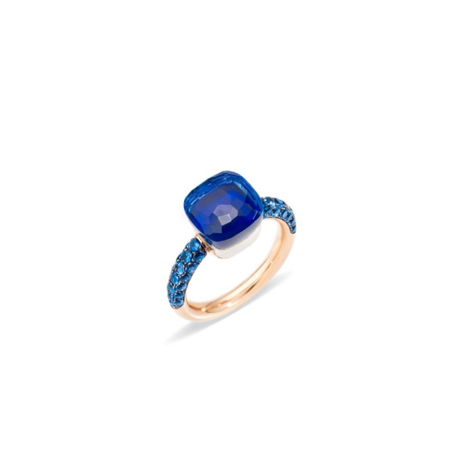 Gioielli Pomellato | Anello Nudo Classic Topazio London Lapis