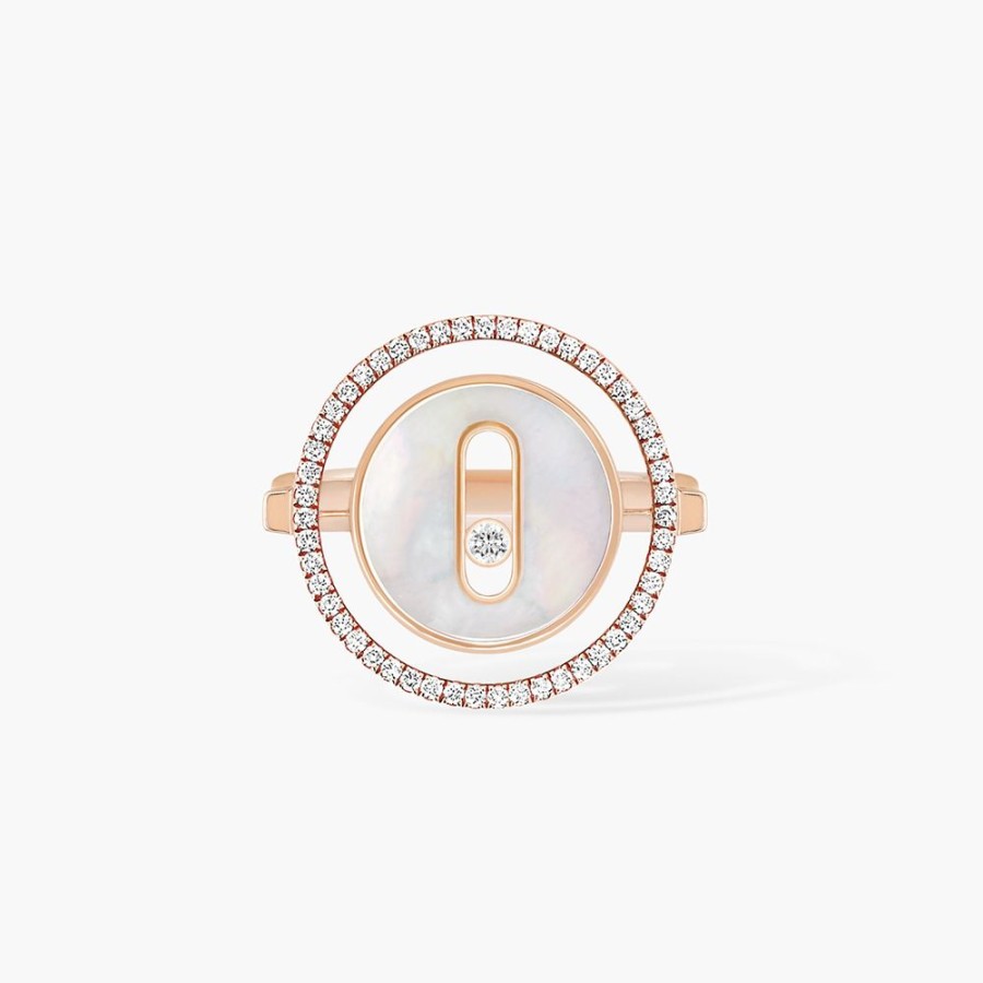 Gioielli Messika | Pink Gold Diamond Ring Lucky Move Sm White Mother-Of-Pearl