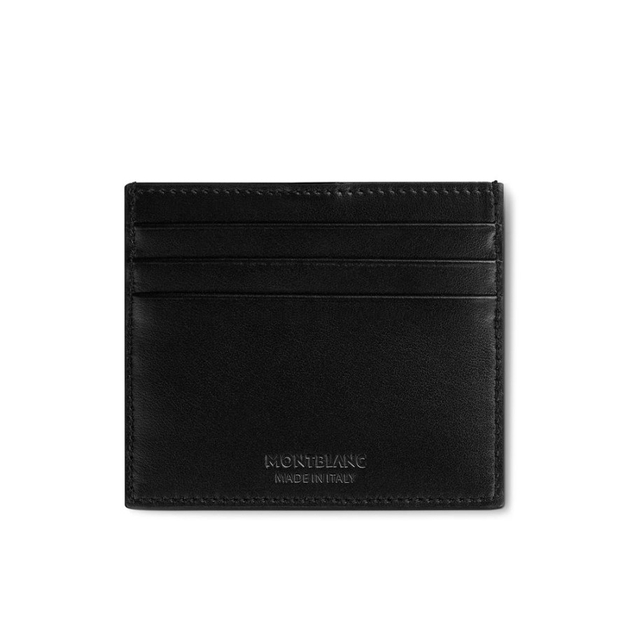 Argenti E Complementi Montblanc | Mb Extreme 3.0 Card Holder 6Cc Bk Black