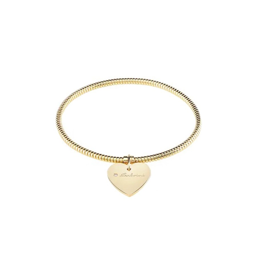 Gioielli Salvini | Bracciale Minimal Cuore Diamante