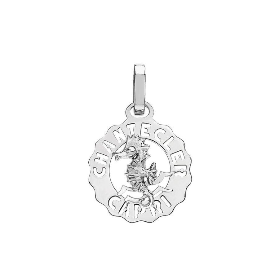 Gioielli Chantecler | Charm Logo Cavalluccio Mini In Argento